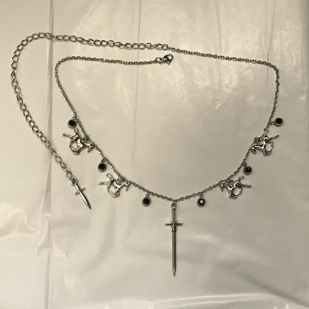 Éowyn's Necklace Lord of the Rings Warrior of Rohan Handmade Necklace, Sword - Picture 13 of 16